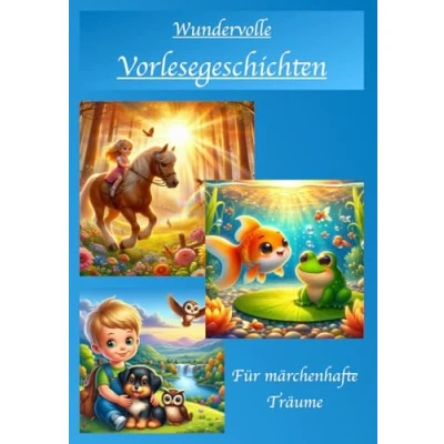 Abbildung von Drei wundervolle Vorlesegeschichten für märchenhafte Träume: Abenteuer im Teich, Zauberwald und auf der Wiese.