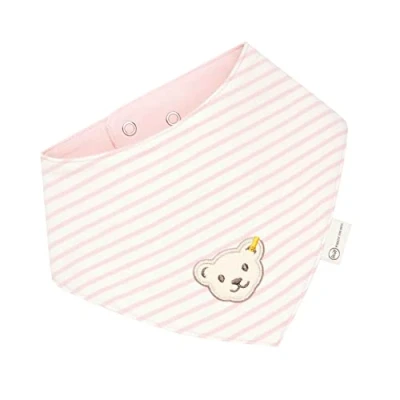 Abbildung von Steiff Unisex Wellness MIT Druckknopfversc Schal für Kinder, Größe: One Size, Silver pink