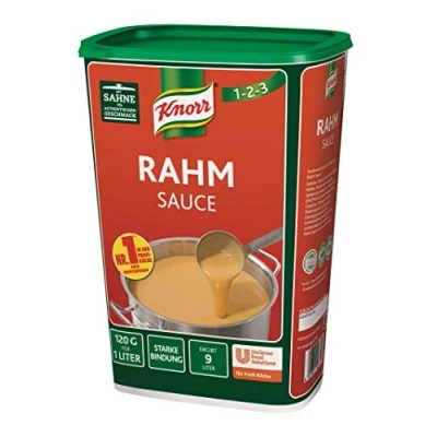 Abbildung von Knorr Rahmsauce (cremig, auch als Saucenbinder) 1er Pack (1 x 1 kg)