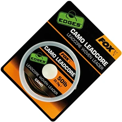Abbildung von Fox Edges Camo Leadcore Woven Vorfachschnur 50lb 22,7kg 25m