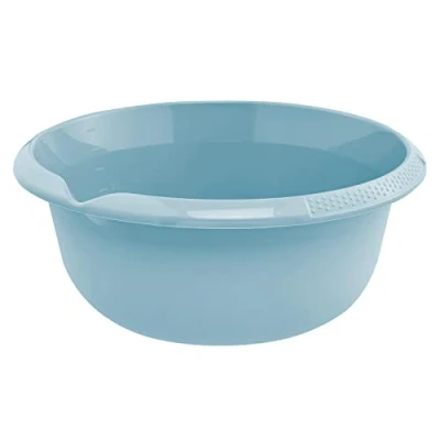 Abbildung von keeeper Universal Schüssel mit Ausguss, Rund, 6 l, Ø 32 cm, Björk, Nordic Blue