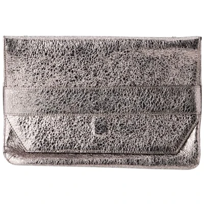 Abbildung von Clairefontaine 410013C Klaptasche aus Leder Celeste, 26 x 18cm, 1 Stück, Lazer Alba