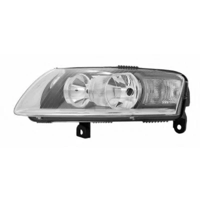 Abbildung von TYC 20 0686 05 2 Scheinwerfer links H7, H1 mit Lampenträger, ohne Elektromotor AUDI: A6 C6 Limousine, Avant, Allroad