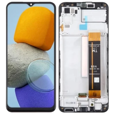 Abbildung von tradebit Original LCD Display und Touchscreen, Ersatzbildschirm für Samsung Galaxy M23 (SM M236) IPS Rahmen REF, Ersatzteile Smartphone