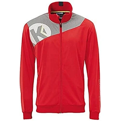 Abbildung von Kempa Kinder Core 2.0 Poly Jacke, rot/Dark grau Melange, 128