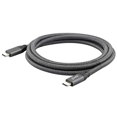 Abbildung von Cablecc 10 Gbit/s USB C 3.1 Typ Gen2 Stecker auf Stecker, Datenvideo, 100 W Kabel mit E Marker für Tablet &amp; Telefon Laptop, 1 m