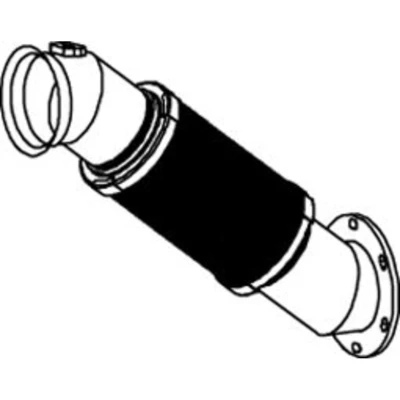 Abbildung von DINEX 54280 Abgasrohr 690 vorne 185 165