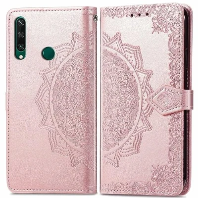 Abbildung von Hülle für Huawei Y6P,Klappbar Leder Tasche Case Cover,Handyhülle Y6P Kartenfach Standfunktion Schutzhülle Klapphülle Lederhülle