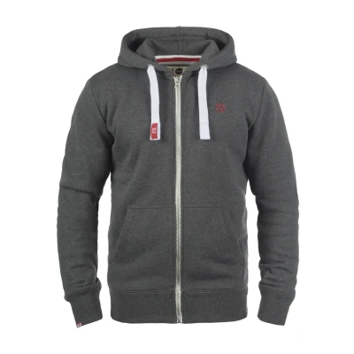 Abbildung von Solid Sdbennzip Sweatjacke, Herren, Größe: Medium, Med grey