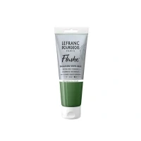 Abbildung von Lefranc Bourgeois 300499 Flashe Acrylfarbe &amp; Vinylfarbe, hochpigmentiert, elastisch, lichtecht, alterungsbeständig, matt, für den Innen Außenbereich, 80ml Tube Chromoxydgrün