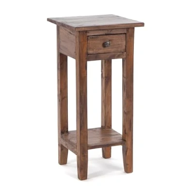Abbildung von DESIGN DELIGHTS TELEFONTISCH &quot;DRAWER 65&quot;, Mahagoni, 65x31x31 cm, Beistelltisch, Far