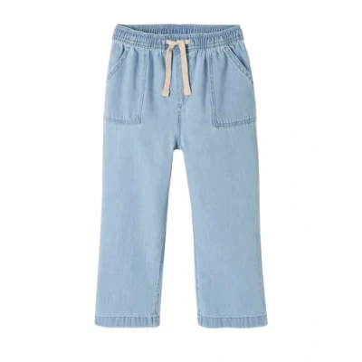 Abbildung von Vertbaudet Mädchen Loose fit Jeans mit Schlupfbund Oeko Tex Double Stone 140