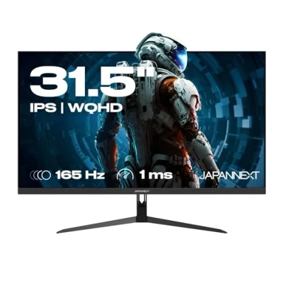 Abbildung von JapanNext PC Monitor Gamer IPS Panel 31.5 Zoll 165hz 2K WQHD 16:9 2560x1440 2xHDMI 1xDP 1ms Flicker Free G Sync/FreeSync JN IPS3150WQHDR165