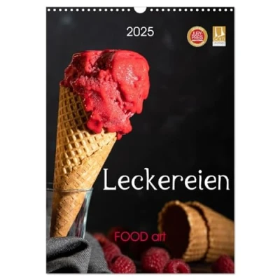 Abbildung von Leckereien Food art (Wandkalender 2025 DIN A3 hoch), CALVENDO Monatskalender