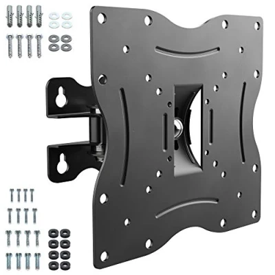 Abbildung von RICOO R12 TV Wandhalterung, (bis 32 Zoll, schwenkbar neigbar flach Fernseher Halterung universal VESA 200x200)
