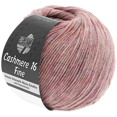 Abbildung von LANA GROSSA CASHMERE 16 FINE Häkelwolle, 320 m (feinste Schurwolle Merino Extrafine mit Kaschmir Anteil), 50 g