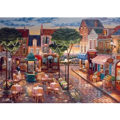 Abbildung von Ravensburger Puzzle 12000521 Gemaltes Paris 1000 Teile Puzzle..., Puzzleteile