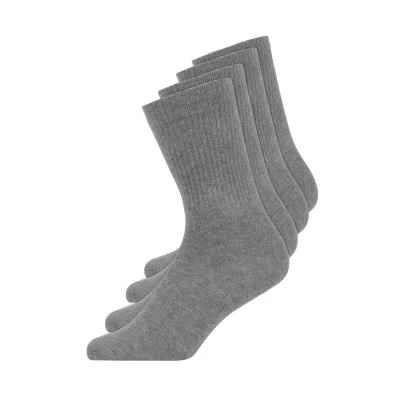 Abbildung von Snocks 4 PACK Socken, Größe: 39 42, Grau