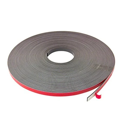 Abbildung von Magflex Flexible Magnetband Mit Schaumstoff Selbstklebstoff, Das Einen Starken Griff Auf Oberflächen Magnetischer Metallbasis Bietet Polarität A 12,7mm Breit 5M Länge