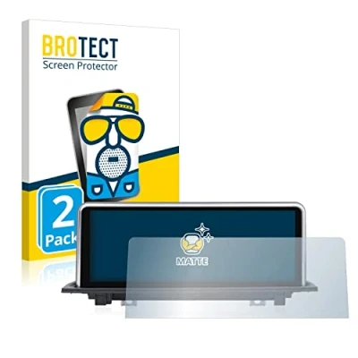 Abbildung von BROTECT Entspiegelungs Schutzfolie für Dynavin BMW X1 F48, F49 (+2015) NBT (2 Stück) Matte Displayschutz Folie, Anti Reflex, Fingerprint