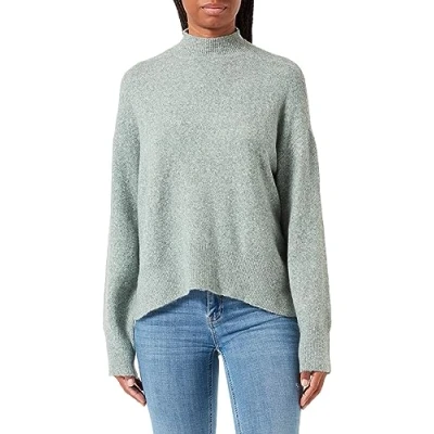 Abbildung von VERO MODA Damen VMDOFWOOL LS Highneck GA NOOS Pullover, Dark Forest/Detail:Melange, M