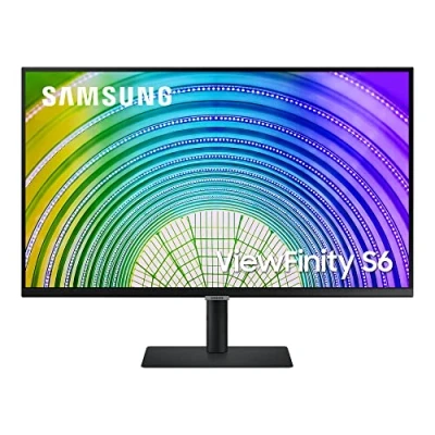 Abbildung von Samsung WQHD Monitor S6U S32A600UUU, 32 Zoll, IPS Panel, Auflösung, HDR10, AMD FreeSync, 5 ms Reaktionszeit, Bildwiederholrate 75 Hz, Auto Source Switch Plus, schwarz