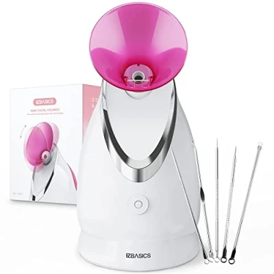 Abbildung von EZBASICS Gesichtsdampfer Gesichtssauna Nano Ionic Warmer Nebel Gesicht Heim Sauna SPA Gesichts Befeuchter Gesichtszerstäuber Facial Sprayer Rosa
