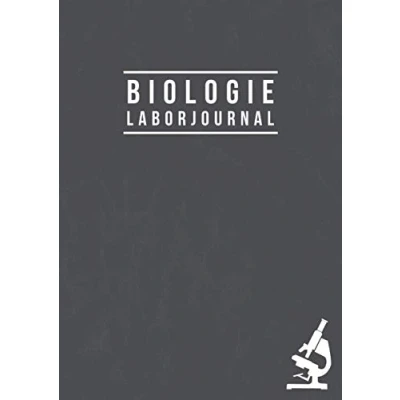 Abbildung von Laborjournal Biologie: Kariert 5x5 mm A4 Nummeriert Laborbuch mit inhaltsverzeichnis Labor Notizbuch 100 Seiten