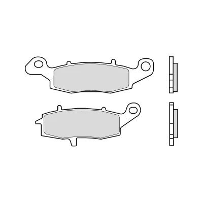Abbildung von BREMBO Road, Carbon Ceramic 07KA1807 Bremsbelagsatz vorne und hinten