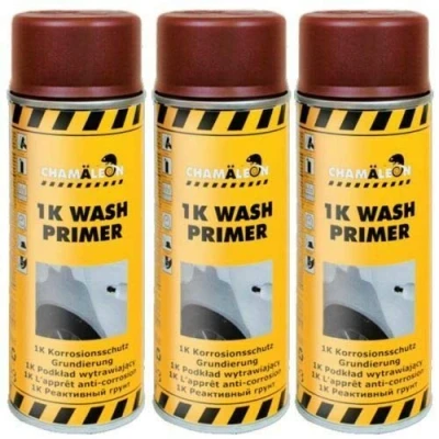 Abbildung von Chamäleon Etch Primer Washprimer Spray 3 x 400ml Korrosionsschutz Säureprimer Grundierung
