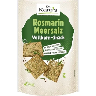 Abbildung von Dr. Karg Vollkorn Snack, Rosmarin, Meersalz, 110 g