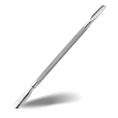 Abbildung von Rui Smiths Profi Doppelendiger hypoallergener Edelstahl Metallschieber (Nagelhautschieber) Cuticle Pusher Stil No. 107