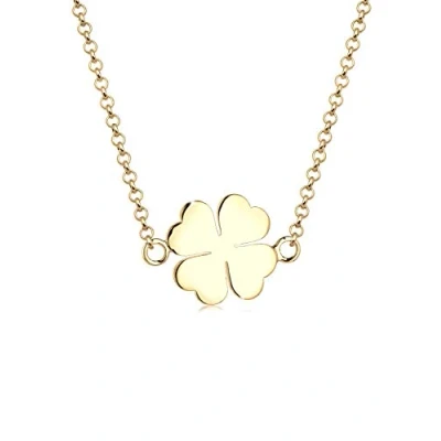 Abbildung von Elli Clover LEAF Halskette roségoldcoloured, Damen, Größe: 40, Roségold coloured