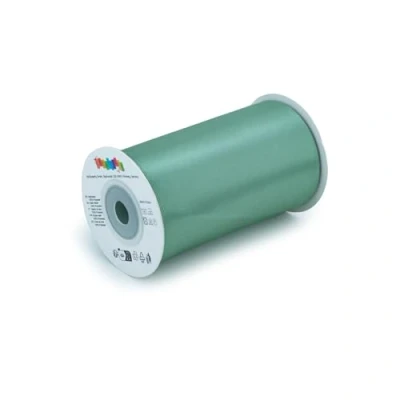 Abbildung von Satinband 100mm x 10m Rolle FARBAUSWAHL in 3/6/12/25/38/50/75/100mm farbecht &amp; waschbar Schleifenband für Hochzeit Geschenkband zum Verpacken Dekorieren Basteln Eukalyptus 509