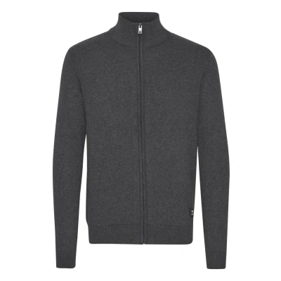 Abbildung von Solid Strickjacke, Herren, Größe: Large, Gray melange