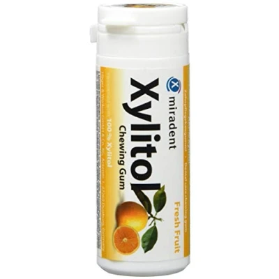 Abbildung von Miradent Zahnpflegekaugummi Xylitol Fresh Fruit