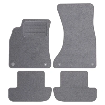 Abbildung von TEXER Textil Fußmatten Passend für Audi A5 Coupe 8T3 Bj. 2010 2016 GRAU