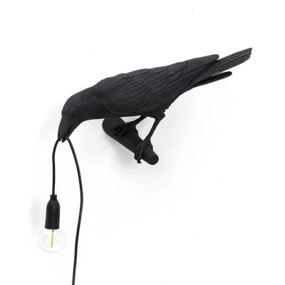 Abbildung von SELETTI Bird lamp Left Indoor Black