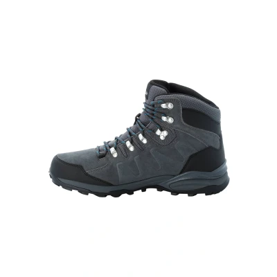 Abbildung von Jack Wolfskin Refugio Texapore MID M Hikingschuh, Herren, Größe: 45.5, Grey / black Schuhe