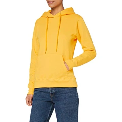 Abbildung von Fruit of the Loom Damen Kapuzenpullover Classic, Gelb Yellow (Sunflower Yellow) , XS