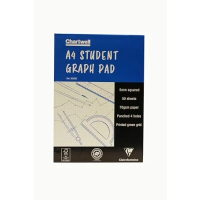 Abbildung von Silvine A4 Professional Graph Block 5 mm kariert 50 Blatt 90 g/m²