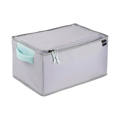 Abbildung von keeeper nea Faltbare Isoliertasche, 29 l, Gr. XL, Passend für Klappbox lea, 11 kg Tragkraft, 6 h kühlend/wärmend, 42,5 x 29,5 23 cm, Aquamarine
