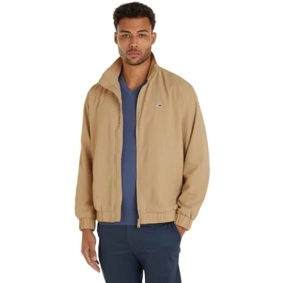 Abbildung von Tommy Jeans Plus Collegejacke TJM ESSENTIAL JACKET EXT Große Größen und Logostickerei