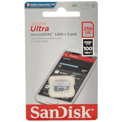 Abbildung von Sandisk Ultra microSD Karte UHS I 32GB 64GB 128GB 256GB Speicherkarte (256 GB)