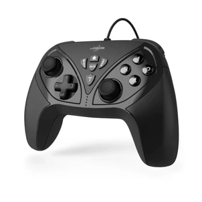 Abbildung von uRage Gamepad “Vendetta 210, ergonomisches Design, 4 Zusatztasten, Dual Vibration, Anti Rutsch Beschichtung, kabelgebunden, für PC