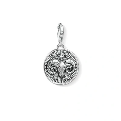 Abbildung von Thomas Sabo Damen Charm Anhänger Sternzeichen Widder Club 925 Sterling Silber 1640 643 21