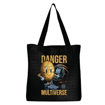 Abbildung von Marvel Miss Minute Danger Multiverse BWLOKIMBB004 Tote Bag Unisex, Schwarz, Größe TU, 38 X 42 CM, Utility