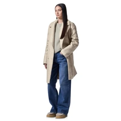 Abbildung von Street One Studio Damen F101211 Mantel in Wolloptik, Pearly Sand, 44