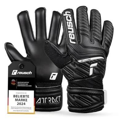 Abbildung von Reusch Unisex Torwarthandschuhe Attrakt Solid Junior black 4