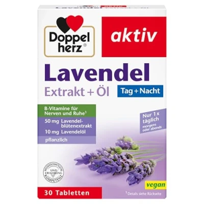 Abbildung von Doppelherz aktiv Lavendel Extrakt + Öl 30 St